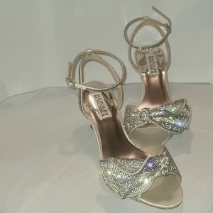 Badgley Mischka Women's Remi Heeled Sandal, Ivory, Size 5.5